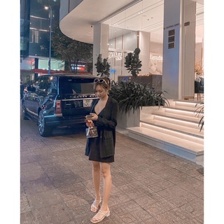 set vest thanh lịch caro