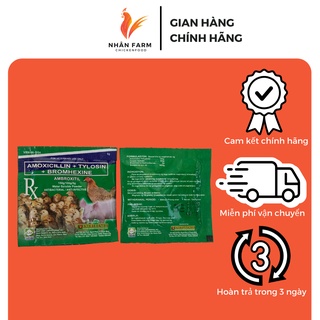 Thuốc úm gà con AMBROXITIL giúp ngăn ngừa & chữa trị bệnh về hô hấp cho gà đá gói 5g