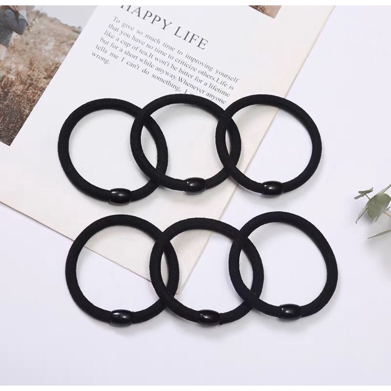 Dây cột tóc trơn đơn giản