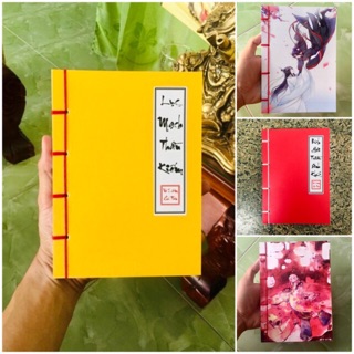 HANDMADE Sổ tay bí kíp kiếm hiệp gáy khâu