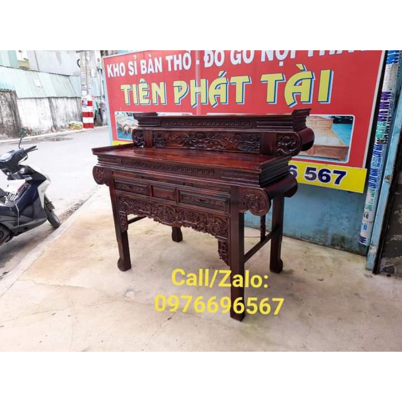 Bàn Thờ Bàn Cúng 2 Tầng Tai Cuốn gỗ Cẩm Thị 👉 Call/Zalo: 0976.696.567