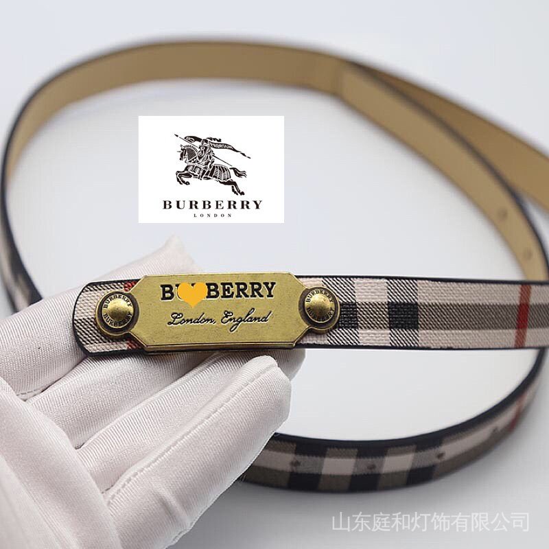 ✶❃Hàng Có Sẵn! Hàng Có Sẵn! Burberry! Thắt Lưng Da Bò 5Fkk Thời Trang Cho Nam