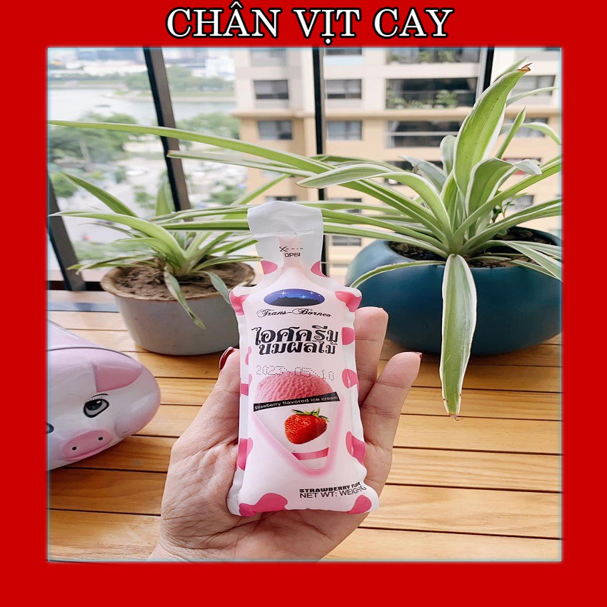 Kem sữa chua ❤️ Kem trái cây loại I siêu to, mát lạnh giải nhiệt mùa hè thơm ngon bổ dưỡng