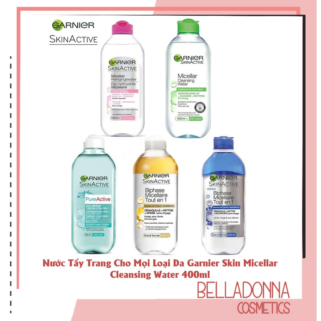 Nước Tẩy Trang Cho Mọi Loại Da Garnier Skin Micellar Cleansing Water | BigBuy360 - bigbuy360.vn