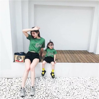Áo couple mẹ con