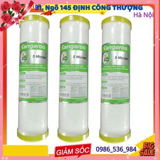 Giá sỉ bộ 3 chiếc lõi lọc nước kangaroo số 1 👉 combo 3 lõi lọc số 1 👉 lõi lọc của máy kangaroo