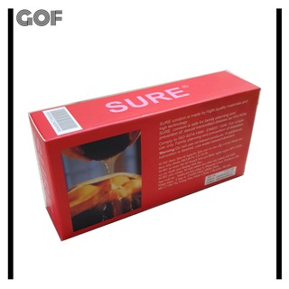 [GIÁ SỈ] Bao cao su VN chất lượng cao SURE EX đỏ (Malaysia-Hộp 12 cái)