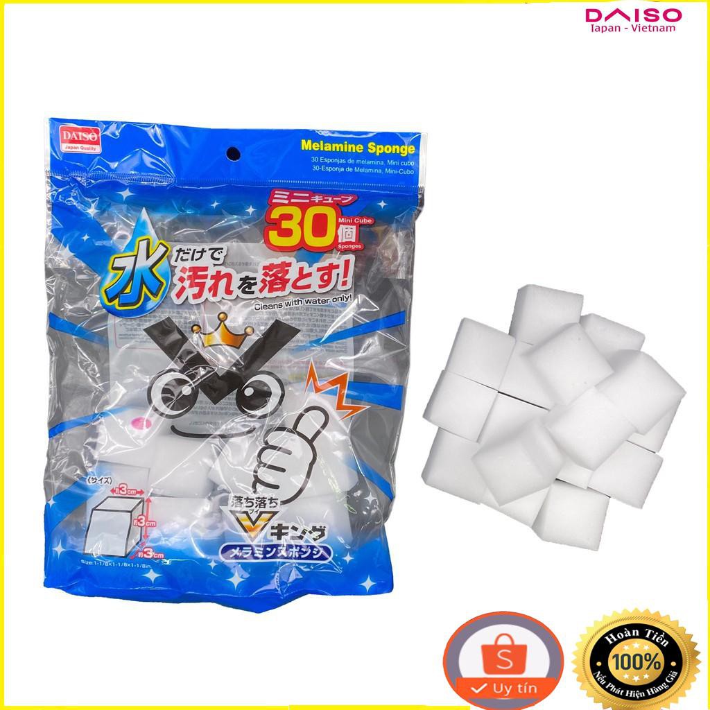 ( DAISO JAPAN) BỌT BIỂN - Melamine Sponge (30 Pcs)