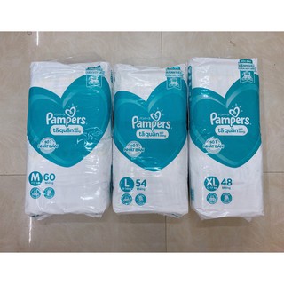 Tã/bỉm quần pampers giữ dáng mới gói đại m60/l54/xl48/xxl44