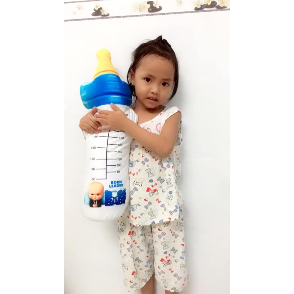 Gối ôm 3d hình bình sữa cho bé con nha mọi người siêu xinh siêu yêu.