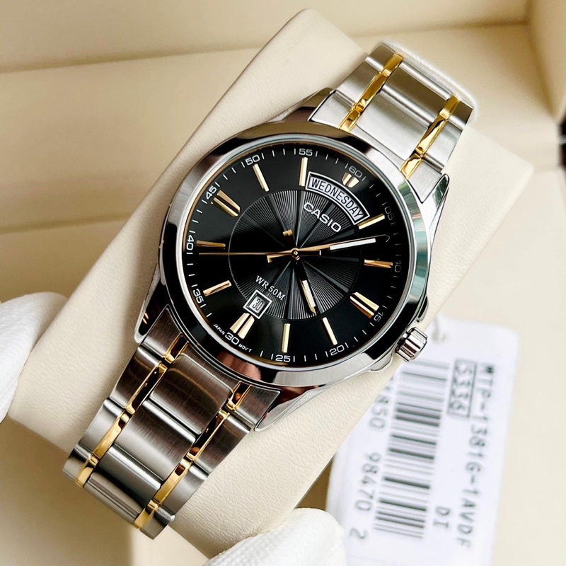 Đồng hồ nam chính hãng MTP-1381G-1A new fullbox chính hãng