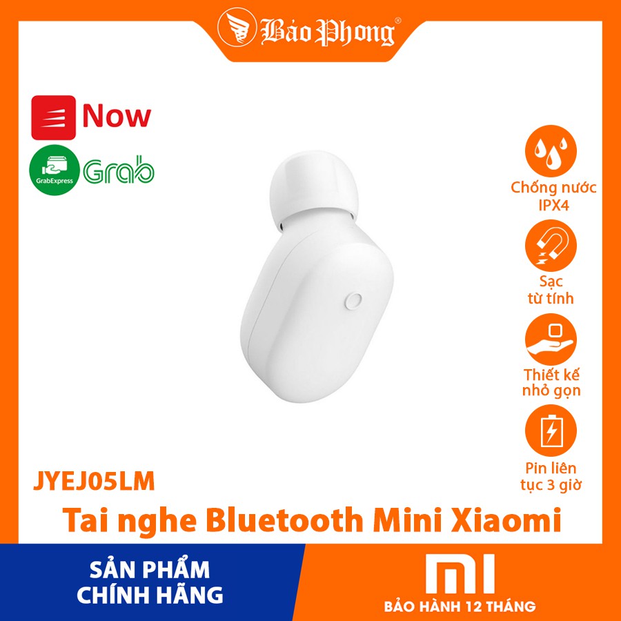 Tai nghe Bluetooth Mini Xiaomi Earphone nhỏ gọn cho điện thoại iPhone iPad Samsung OPPO 6 7 8 10 11 12 Plus x xs max xr