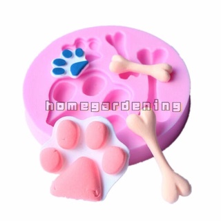 Khuôn Silicone Nhấn Bánh & Socola Hình 3D