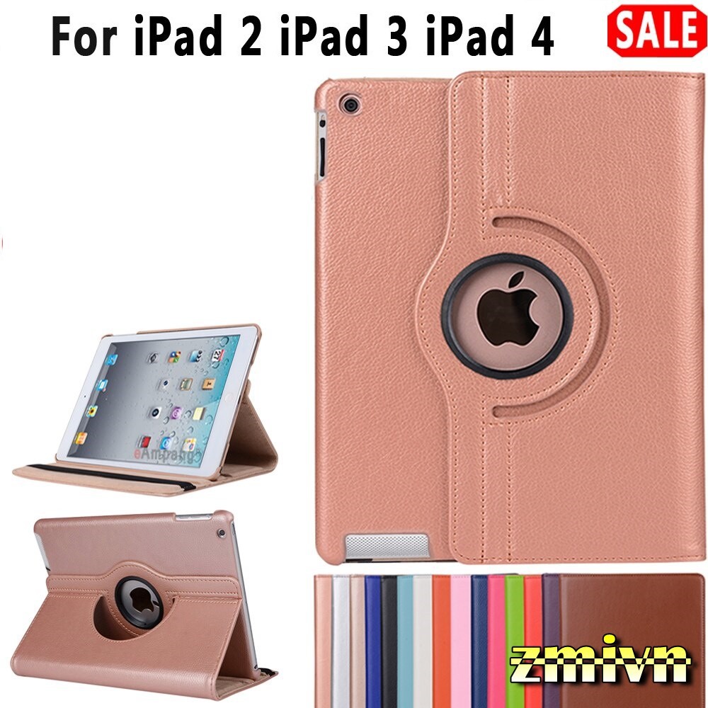 Bao da xoay 360 độ dành cho iPad 2 / 3 / 4