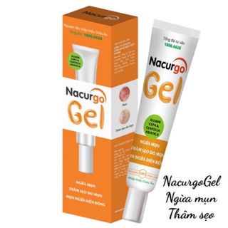 Gel Ngừa  Sẹo  Mụn Nacurgo Gel 20g, Ngừa Sẹo Thâm Do Mụn ( Tuýt 20g)