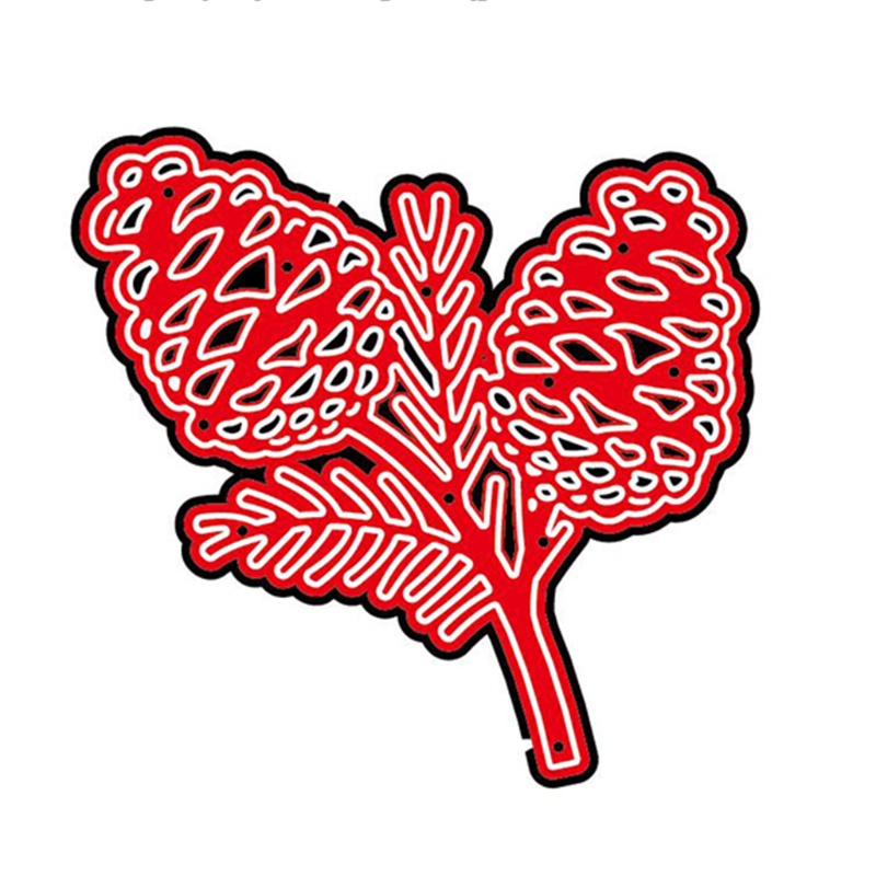 Khuôn Cắt Giấy Làm Từ Kim Loại Hình Nón Họa Tiết Giáng Sinh Trang Trí Scrapbook