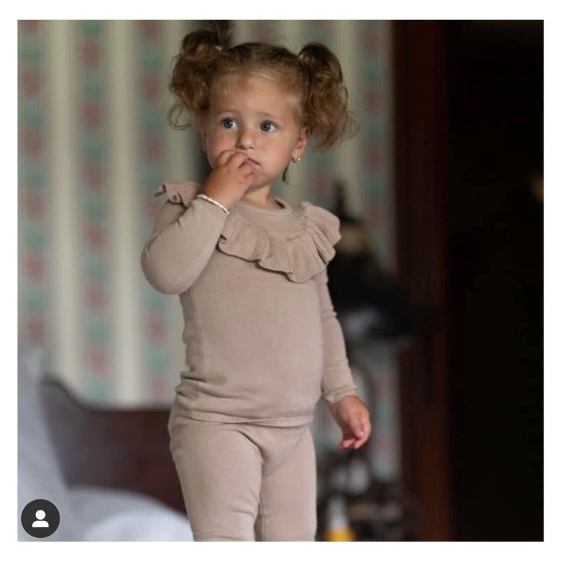 Bộ len viền cổ xuất Mỹ hàng xuất dư