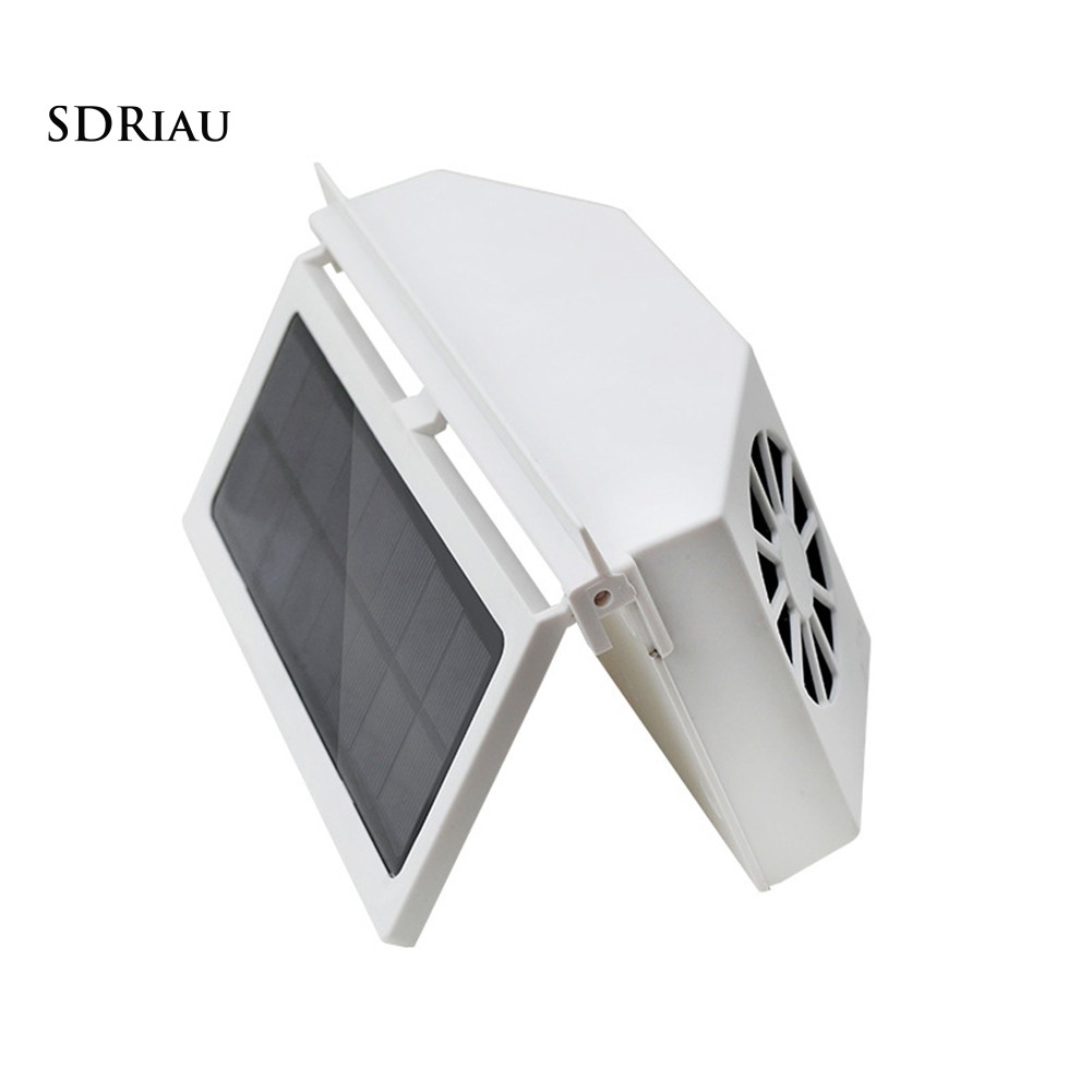 Quạt thông gió cho ô tô lọc không khí sạch hoạt động bằng năng lượng mặt trời