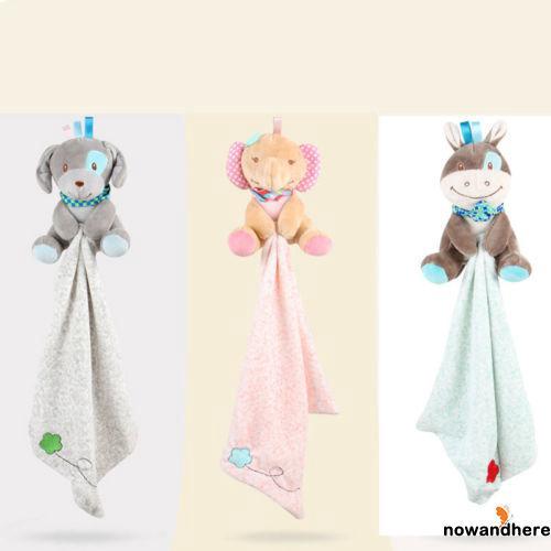 AON-Toddler Baby Security Blanket Infant Appease Towel Play Animal Doll