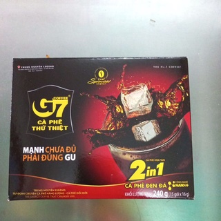 Cà phê đen đá  G7 2in1 (15 gói*16g)
