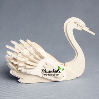 Đồ chơi lắp ráp gỗ 3D Mô hình Con Thiên nga