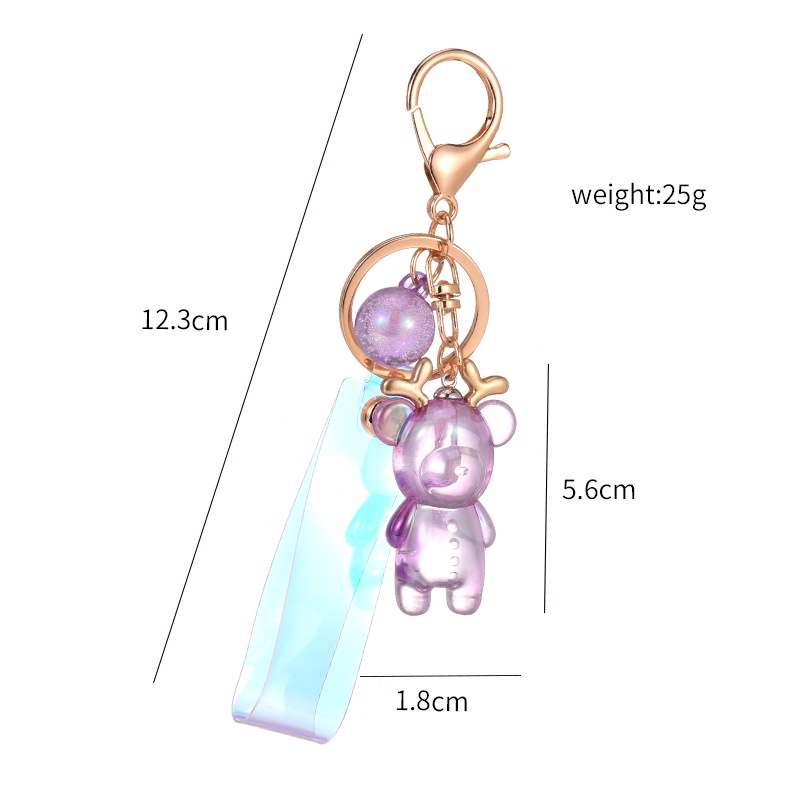 Móc khóa acrylic hình chú nai hoạt hình dễ thương