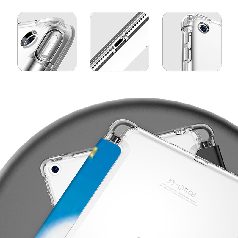 Dllencase Ốp Máy Tính Bảng Có Ngăn Đựng Bút Cho For iPad 2021 Pro 11 2019 2020 10.2 7/8th Generation 2018 9.7 5/6th Mini 4 5 Air 4 10.5 10.9 A259