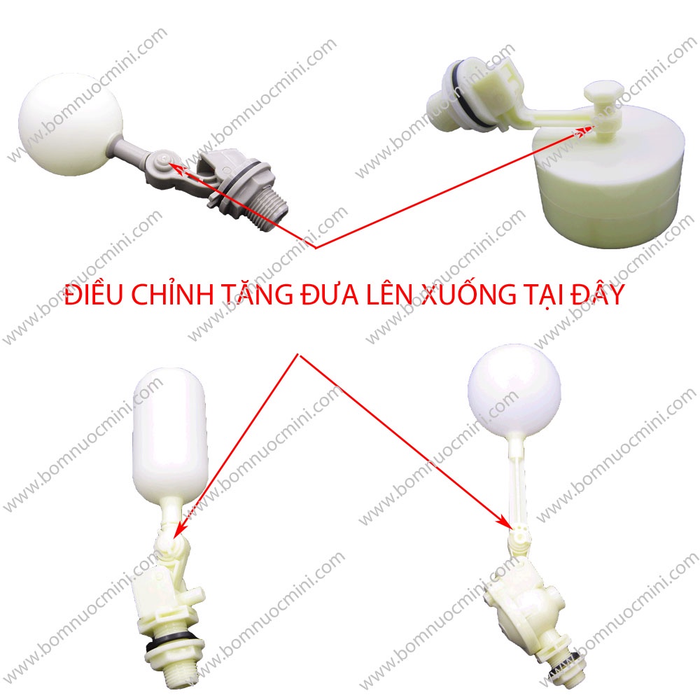 Phao cơ chống tràn kiểu 2 Ren 21mm