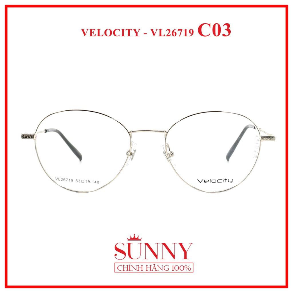 Gọng kính nam nữ Velocity VL26719 chính hãng