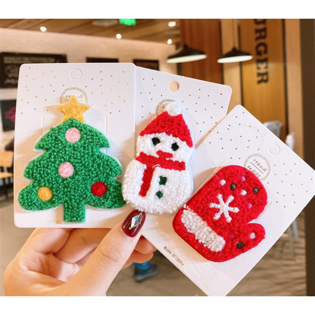 SET KẸP TÓC NOEL DỄ THƯƠNG CHO BÉ HÀNG CAO CẤP MIMI SHOP