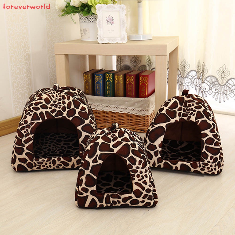 Giường ngủ mềm mại hình quả dâu tây dễ thương cho thú cưng