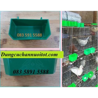 Set 10 Máng ăn, máng uống cho chim, gà