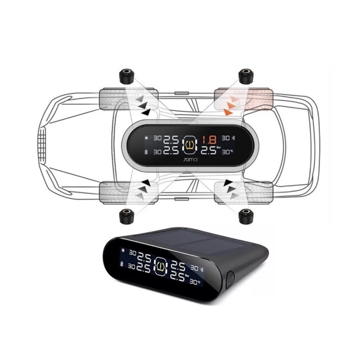 Cảm biến áp suất lốp Xiaomi 70mai MiDrive T02 – Van ngoài