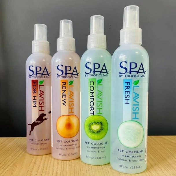 Xịt Dưỡng Lông Tropiclean For Him dành cho thú vận động nhiều- Spa For Him Cologne