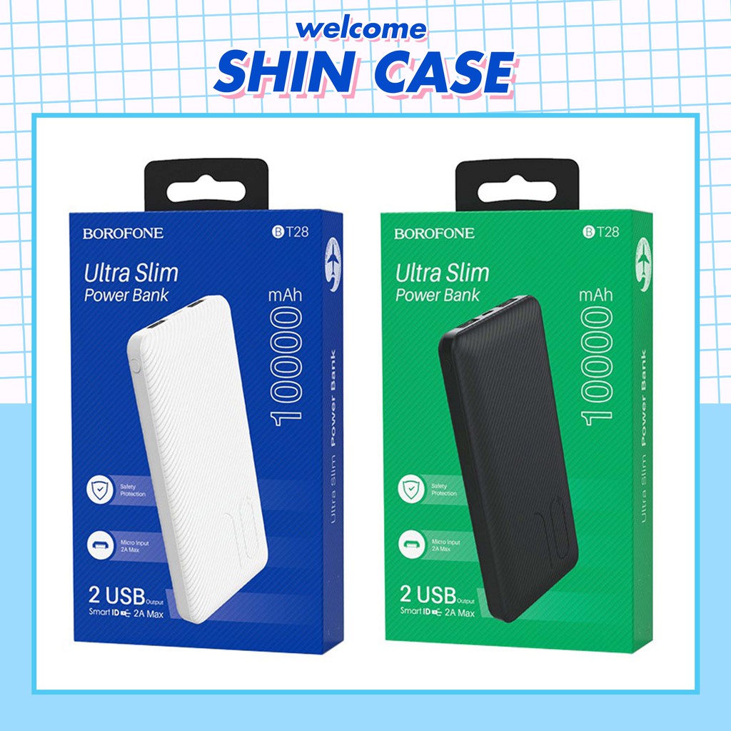 Sạc pin dự phòng Borofone BT28 10000mAh Chính Hãng - Bảo Hành 6 Tháng - Ốp lưng iphone - Shin Case | BigBuy360 - bigbuy360.vn