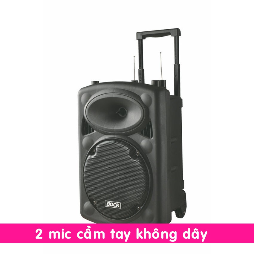 Loa di động Bock 2315D kèm 2 mic không dây
