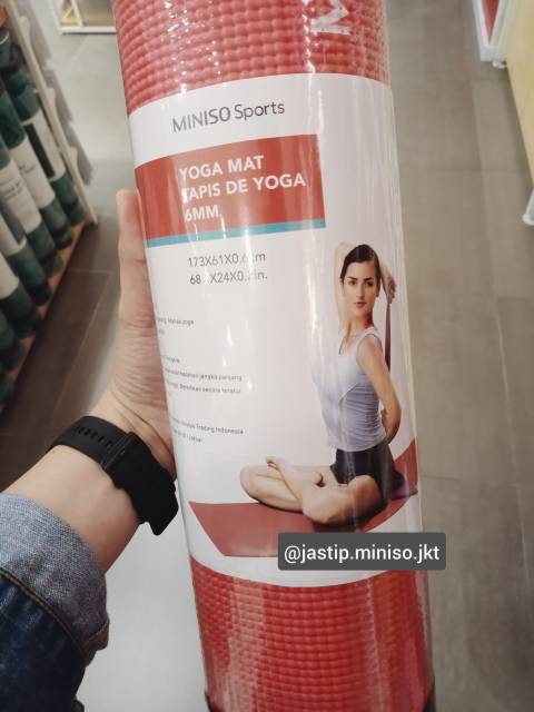 Miniso Thảm Tập Yoga Cao Cấp Chuyên Dụng 173x61 X 0.6cm
