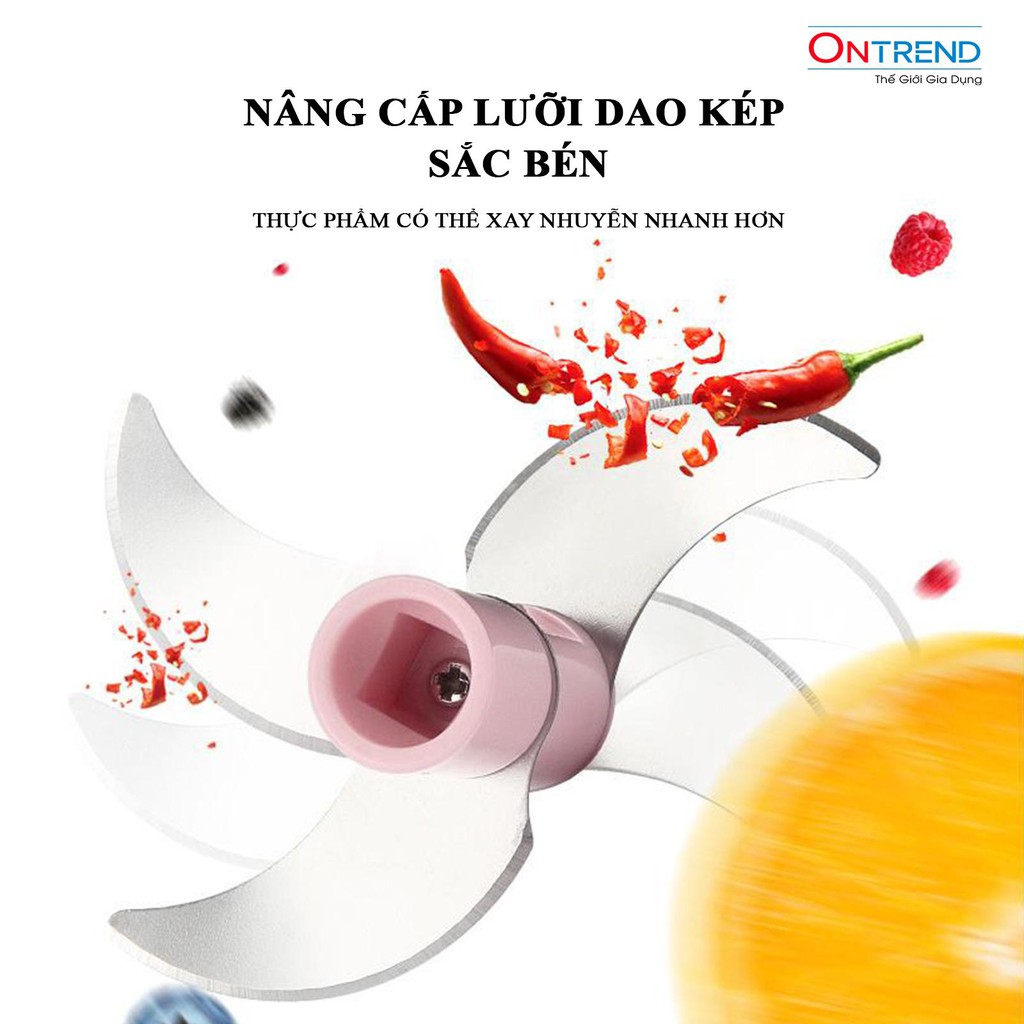 [MUA 2 TẶNG 1]Máy xay tỏi ớt🌶🥕 cầm tay mini tiện dụng cho nhà bếp