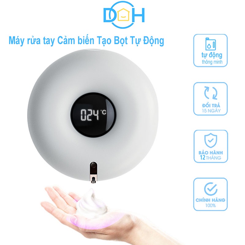 Máy rửa tay Cảm biến Tạo Bọt Tự Động , thông minh , công nghệ , xà phòng , diệt khuẩn , sát khuẩn , cảm ứng