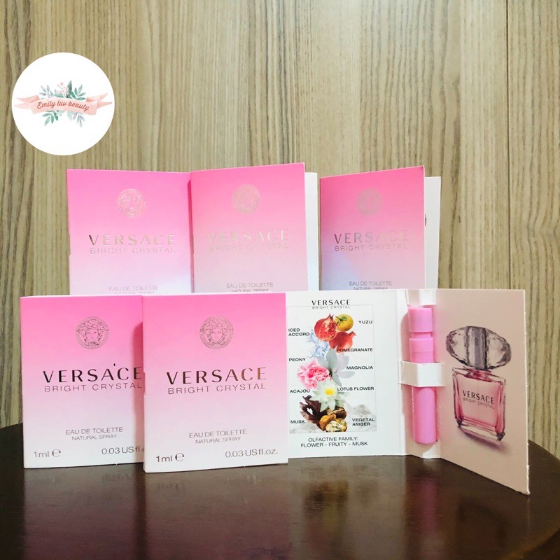 Vial nước hoa Versace Bright Crystal EDT 1ml