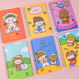 (Butgiasi) Sổ Tay Lò Xo A5 Nhiều Hình Cute 60 Tờ Nguồn Hàng Buôn Sỉ