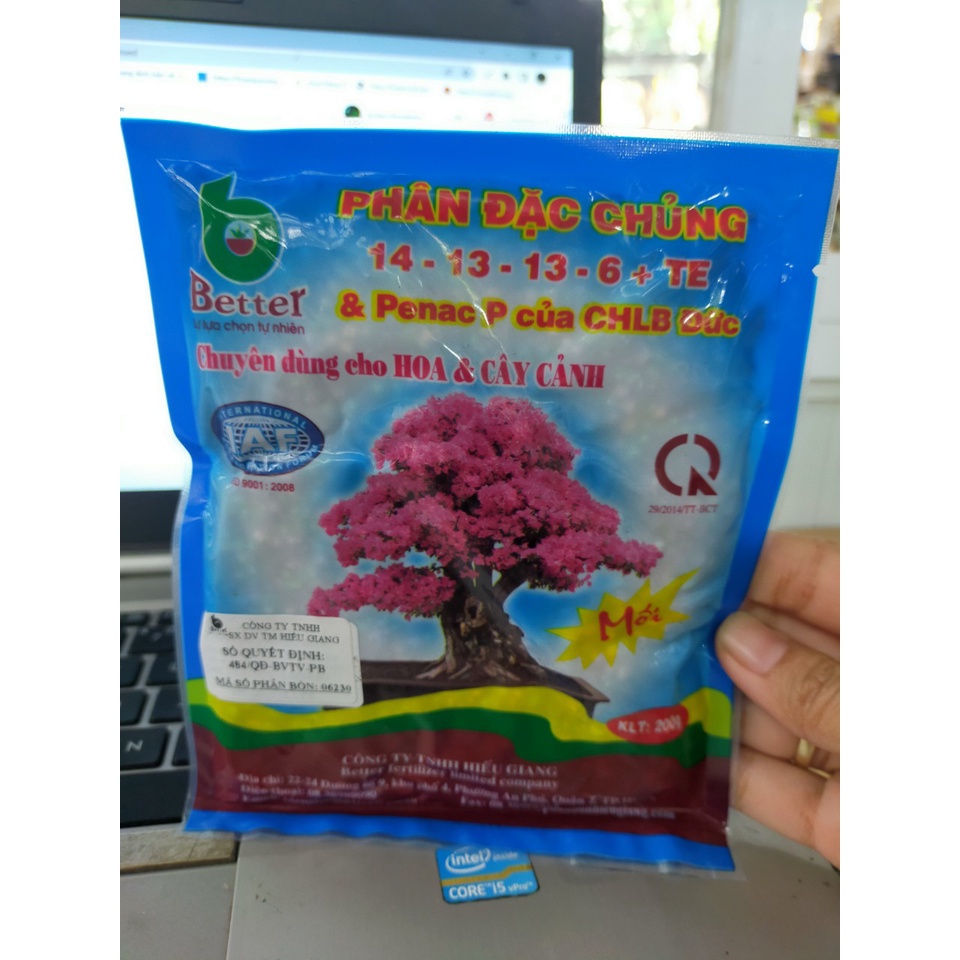 Phân bón 14-13-13-6 TE better gói 200g (npk 14 - 13 -13 + TE)