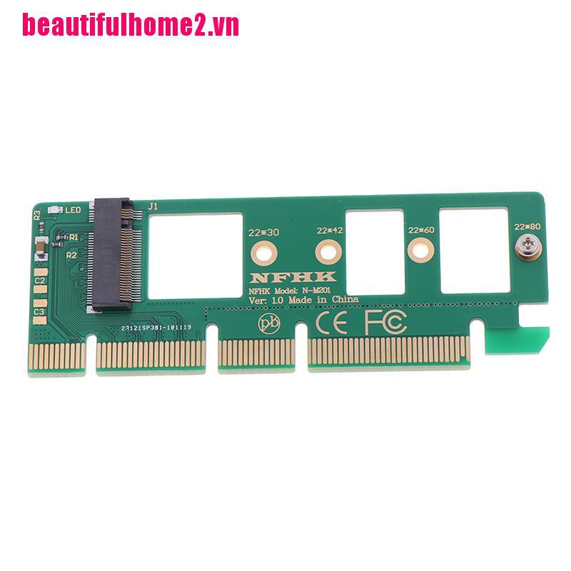 Card Chuyển Đổi Nvme M.2 Ngff Ssd Sang Pci-E Pci Express 3.0 16x X4