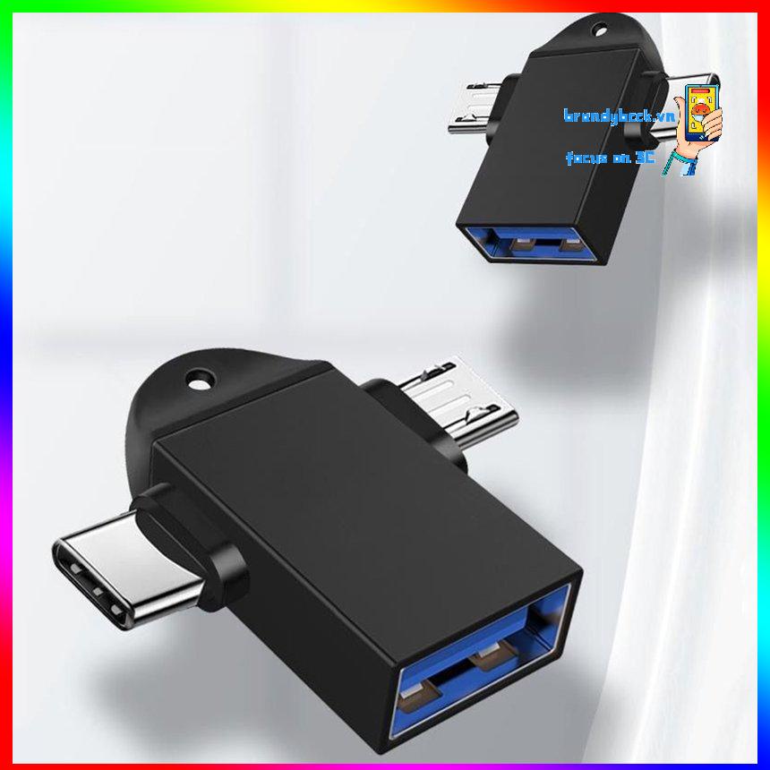 Bộ chuyển đổi OTG 2 trong 1 USB 3.0 sang Micro USB và Đầu nối bộ điều hợp Type-C