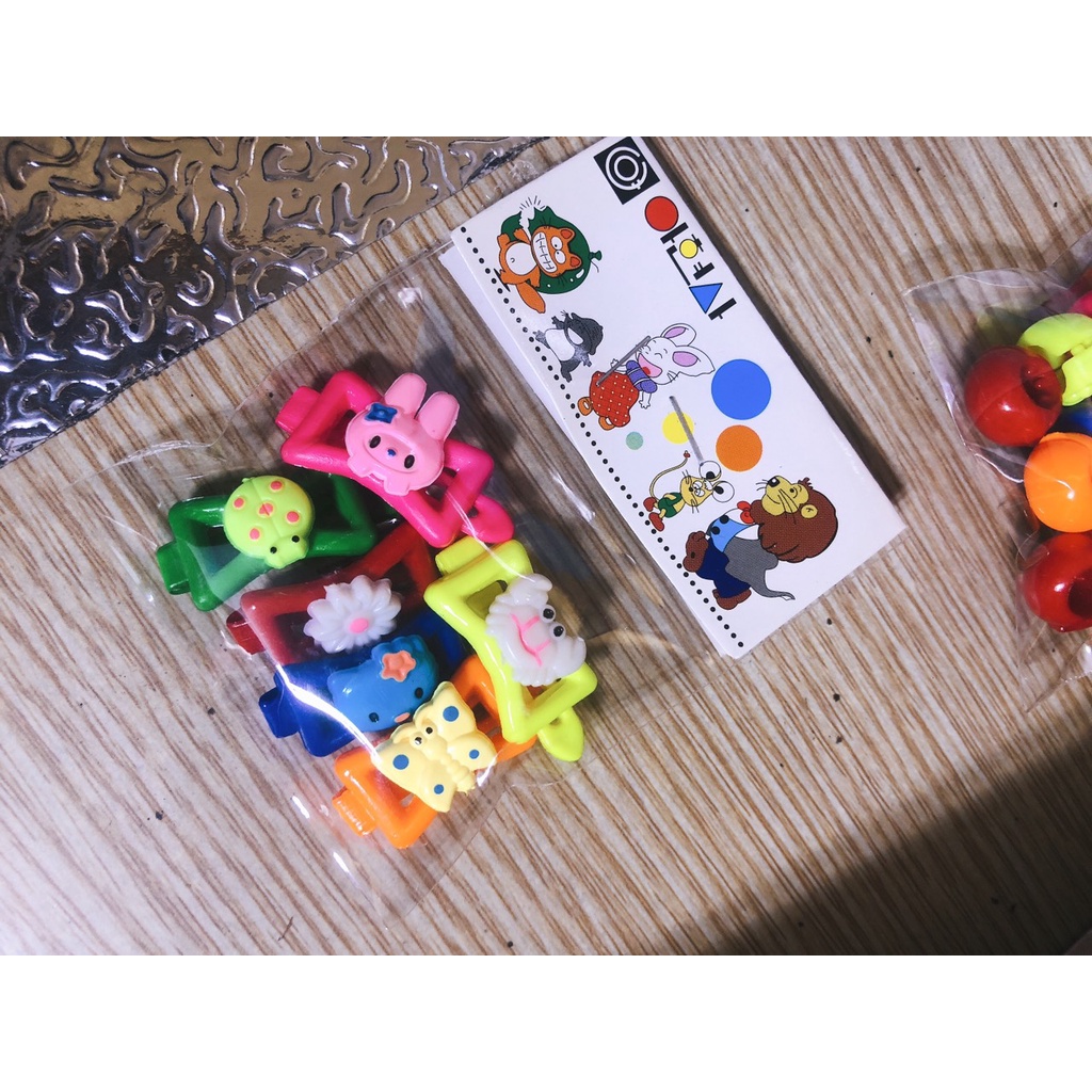 kẹp tóc mini cho bé nhỏ siêu cute ( 1 sét 6 cây )