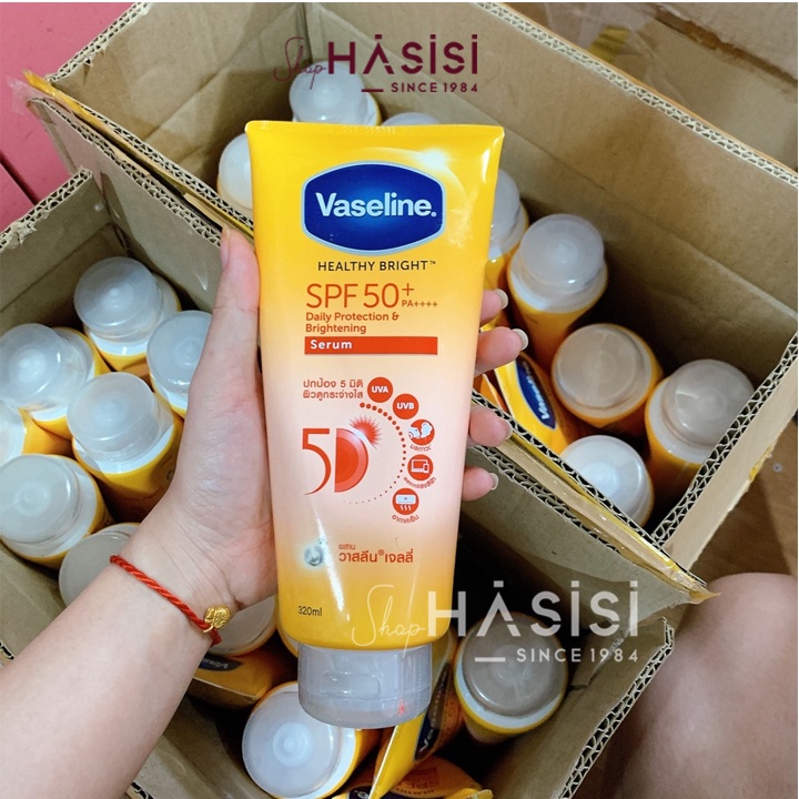 Serum Dưỡng Thể VASELINE - SPF50+/PA++++ Dailly Protection 50X 5IN1 - 320ml