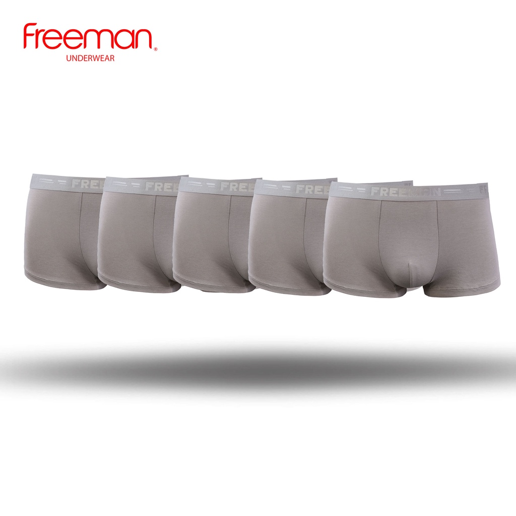 [FREEMAN] Combo 5 quần boxer nam cotton cao cấp 6522