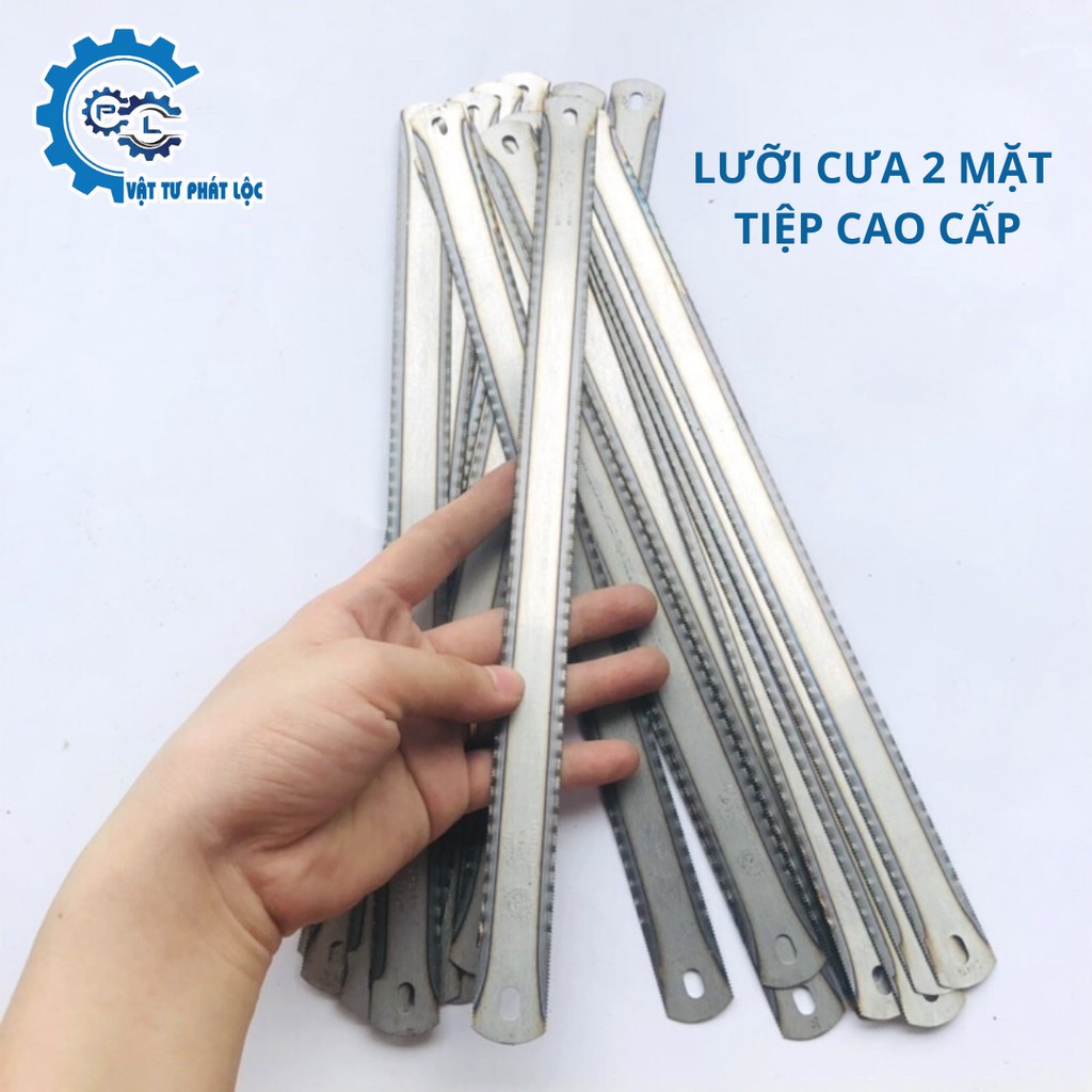 Khung cưa sắt và lưỡi cưa 2 mặt Tiệp cao cấp