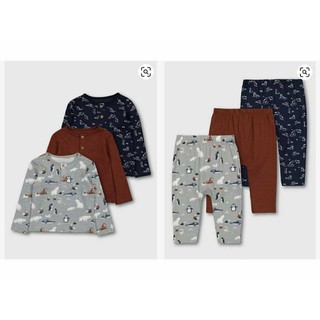 Set 3 bộ quần áo bắc cực bé trai tu.clothing uk auth size 6/9 9/12 12/18 18/24
