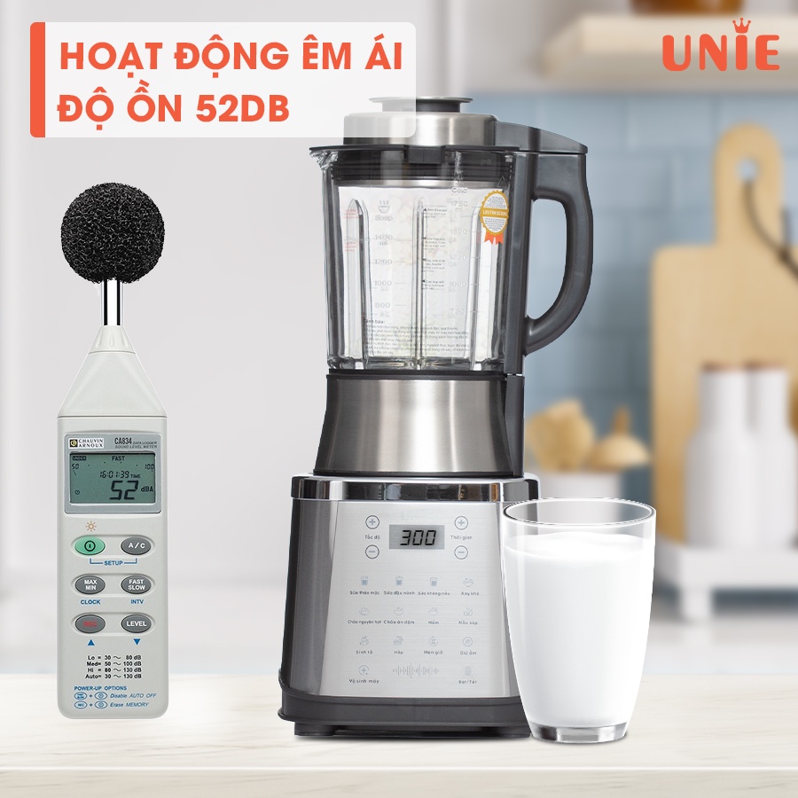 Máy làm sữa hạt Unie V8S + tặng 3 bình nước